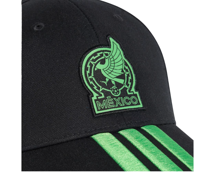 MEXICO BLACK THREE STRIPE HAT