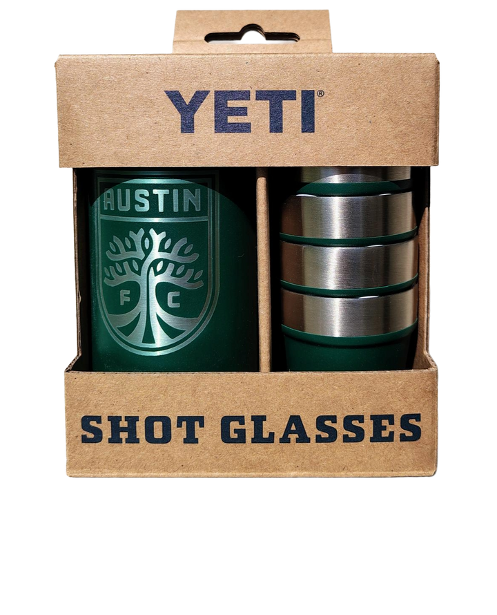 AUSTIN FC YETI BLACK FOREST SHOT GLASSES