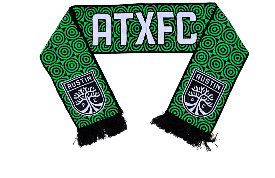 AUSTIN FC GREEN SPIRALS SCARF