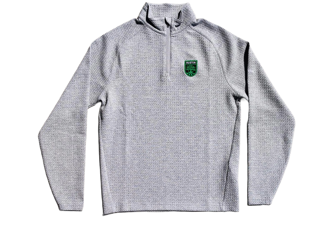 AUSTIN FC GREY SWINGCRAFT QUARTER ZIP