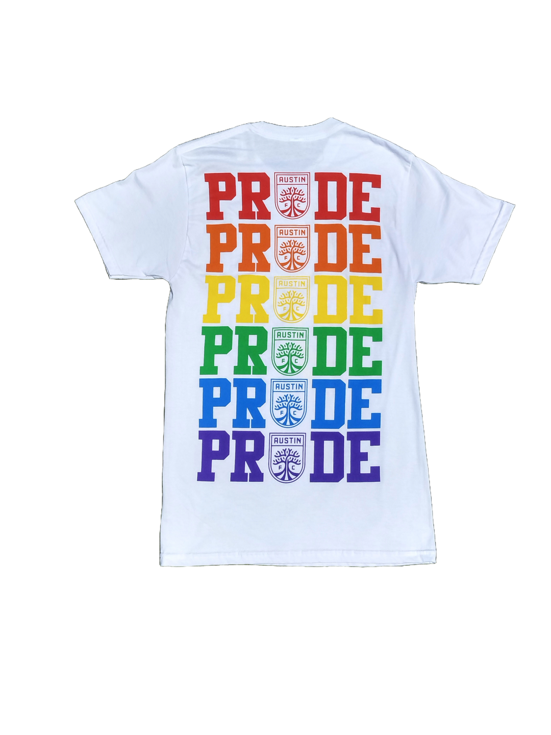 AUSTIN FC PRIDE TEE WHITE