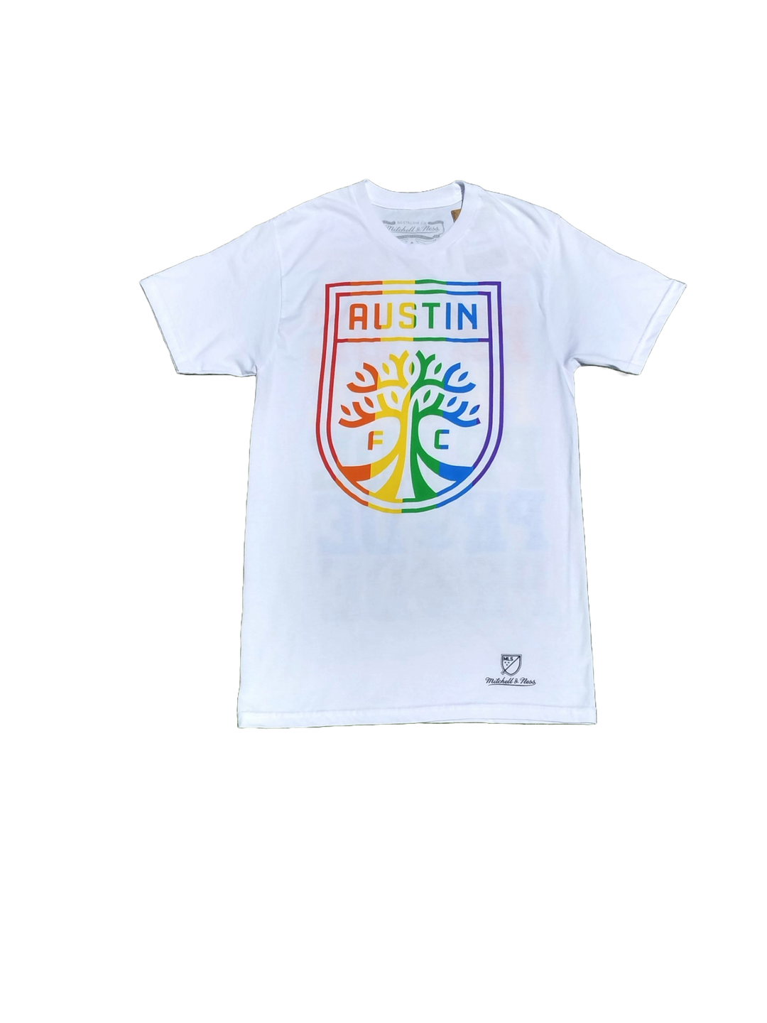 AUSTIN FC PRIDE TEE WHITE