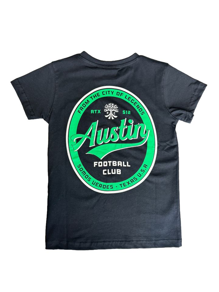 AUSTIN FC YOUTH BREWERY TEE BLACK